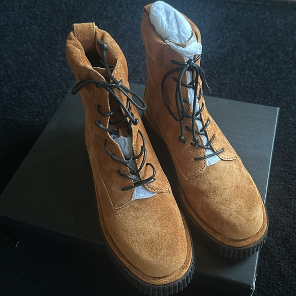 🆕Rag & Bone New York Sloane Boot Size: 8 Cinnamon Suede - Picture 2 of 15